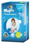 MAGICS pidžaamap&uuml;ksid L (27&ndash;57 kg), 12 tk &ndash; laste &ouml;&ouml;deks