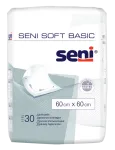 SENI Soft Basic h&uuml;gieenilised imavad aluslinad 60x60 cm, 30 tk