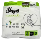 SLEEPY nr. 6 Xlarge Looduslikud p&uuml;ksm&auml;hkmed, 20 tk.