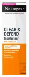 NEUTROGENA Clear & Defend Dienas sejas krēms bez eļļas, 50 ml