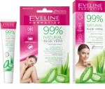 Eveline 99% Natural Aloe Vera - Depilācijas komplekts seijai un bikini zonai + Nomierino&scaron;ais gels, 1 gab.