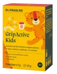 DR. PAKALNS Gripactive Kids leedri&otilde;ite, p&auml;rna&otilde;ite ja t&uuml;&uuml;mianiga kuum jook, 8 pakki