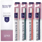 ROYAL DENTA Silver Super Soft hambahari &ndash; 4 tk.