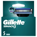 Gillette Mach3 raseerija terad (5 tk) &ndash; vahetatavad lisana