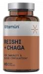 VITAMUN Kapsulas ar Reishi un Chaga, 60 gab.