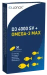 JONAX D3 4000 R&Uuml; + Maksimaalne Omega-3 30 kapsli pakend