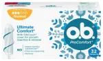 O.B. Ultimate Comfort tampoonid Normal, 32 tk.