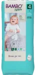 BAMBO NATURE Size 4 dabīgās biksītes (7-12 kg), 40 gab., Tall