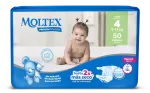 Moltex Premium Comfort 4 Maxi m&auml;hkmed (9&ndash;15 kg), 50 tk.