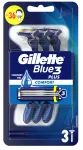 GILLETTE Blue3 Plus vienkār&scaron;lietojami skuvekļi, 3 gab.