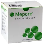 Plaaster MEPORE Film&Pad rullis 5 m &times; 7 cm (1 tk)