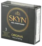 LIFESTYLES Skyn Original, 3 kondoomi