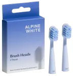 ALPINE WHITE Hambaharjapead elektrilisele hambaharjale &ndash; 2 tk komplekt