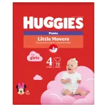HUGGIES S4 p&uuml;ksm&auml;hkmed t&uuml;drukutele kaalukategoorias 9-14 kg, pakendis 72 t&uuml;kki