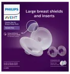 Philips Avent Rinnanibukaitsmed ja -padjad suurtele rindadele, 1 tk.