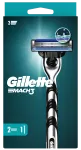 GILLETTE Mach3 raseerija 2 vahetatava teraga, 1 tk