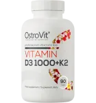 OSTROVIT D3 1000 IU ja K2 &ndash; 90 tabletti pakendis