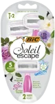 BIC Soleil Escape Rose & Magnolia &uuml;hekordsed raseerijad, 2 tk