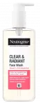 NEUTROGENA Clear&Radiant sejas attīro&scaron;ais līdzeklis, 200 ml