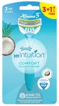 WILKINSON SWORD MyIntuition Comfort Coconut Delight Xtreme naiste &uuml;hekordsed raseerijad, 4 tk