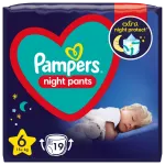 Pampers Night 6 p&uuml;ksm&auml;hkmed (15+ kg), pakis 19 tk