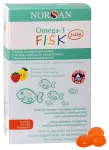 NORSAN Omega-3 Sidruni ja Maasika Maitselised Želeekommid (120 tk.) &mdash; Kala&otilde;li