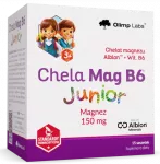 OLIMP LABS Junior Chela Mag B6 - 15 uztura bagātinātāja paciņu iepakojums