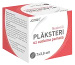 Plaastrid JONAX 200 tk (7 x 3.8 cm), riidest alusel