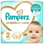 Pampers Premium Care m&auml;hkmed 2, 4-8 kg, 23 tk pakis