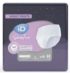 ID Sensitive Maxi L (100-150 cm) &ouml;&ouml; &ndash; uriini ja v&auml;ljaheiteid imavad p&uuml;ksm&auml;hkmed, 10 tk.
