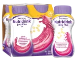 NUTRICIA Nutridrink Jucy Plus (v&auml;rskendava vaarikamaitseline) 200 ml jook, pakendis 4 tk.