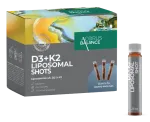 ACORUS BALANCE Liposomaalsed Shots D3 + K2, 14 ampulli x 25 ml