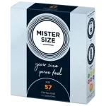 Kondoomid MISTER SIZE 57/180 mm, 3 tk pakis