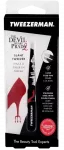 TWEEZERMAN Devil Wears Prada Pincete ar 25&deg; Leņķa Slīpiem Galiem, 1 gab.