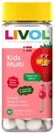 LIVOL Multi Kids n&auml;rimistabletid maasikamaitselised, 60 tk