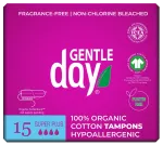 GENTLE DAY Organic Cotton Super Plus tamponi (15 gab.)