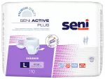 Seni Active Plus Large (100-135 cm) ērtās apak&scaron;biksītes, iepakojums 10 gab.