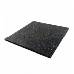 Kummimatt 15 &times; 1000 &times; 1000 mm, valgete graanulitega