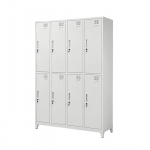 Metallist riidekapp Rehalt Systems, kahetasandiline, 1940 &times; 1200 &times; 500, 8 uksega