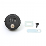 Riidekapi koodilukk, kolmekohaline, plastist