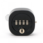 Riidekapi koodilukk, neljakohaline, metallist