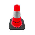 Koonus (liikluskoonus) 30 cm Eurostal PRO kummip&otilde;hjaga