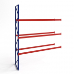 Kaubaaluste riiul, 4500&times;1800&times;1100, 12 kaubaalust (3 tasandit), lisaosa