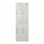 Metallist riidekapp Rehalt Systems, kahetasandiline, 1800 &times; 600 &times; 500, 4 uksega