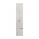 Metallist riidekapp Rehalt Systems S-ustega, 1800 &times; 400 &times; 500, 2 uksega