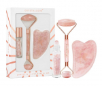 Rose Quartz Roller and Gua Sha Set