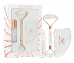 Clear Quartz Roller and Gua Sha Set