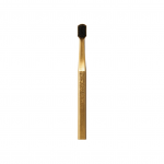 Toothbrush Black Bristles 24K Gold Medium Firmness
