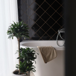 Hair Towel With Coconut Button