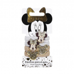 Accesorios Pelo El&aacute;sticos 4 Piezas Minnie